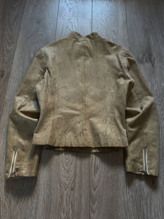 Tgk devisegff ERD Enpfants Riches Deprimes кожанка из кожи змеи патерн