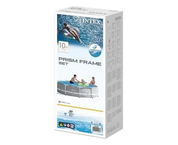 Intex 26702 (Діаметр 305 x Висота 76см) Каркасний басейн з насосом