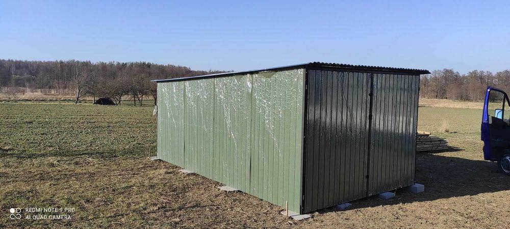 Garaż 3x5 w II gatunku Blachy Niska Cena