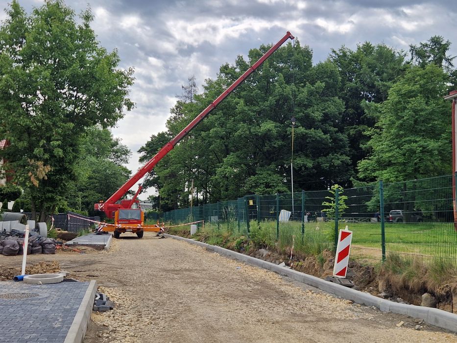 Dźwig Zwyżka usługi wynajem