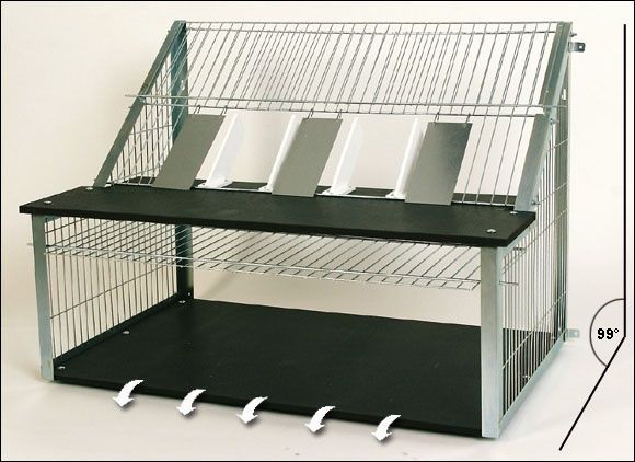 Wlot wylot kosz dla gołębi 80 cm Rancho