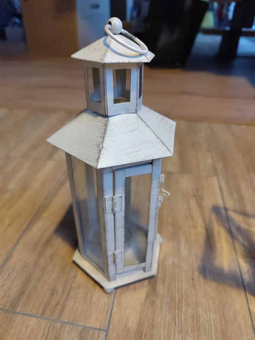 Lampion metalowy. Ikea.