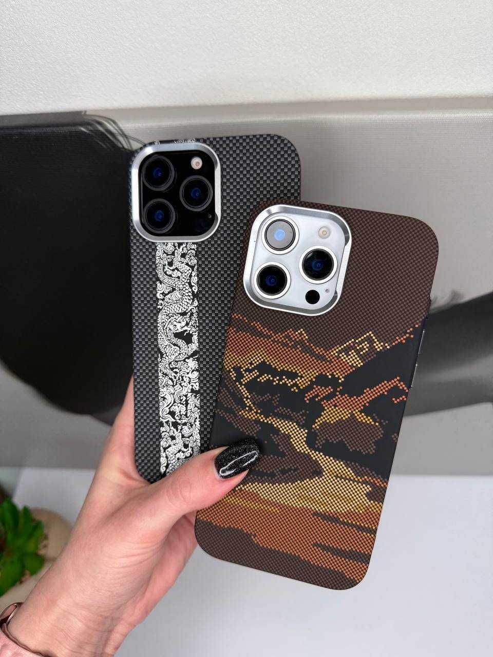 Чохол чехол карбон карбоновий MagSafe iPhone айфон 15 Pro Max айфон