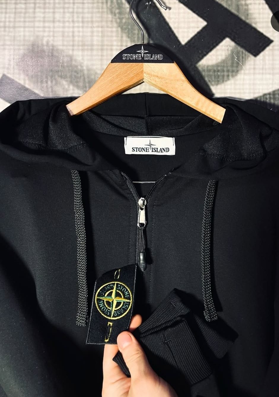 Si zip hoodie prime version black
