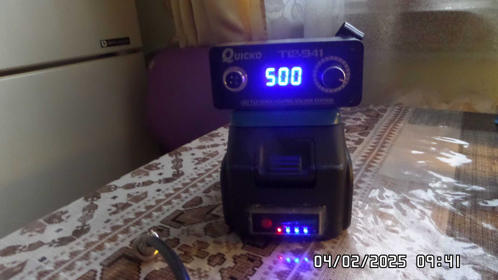Паяльник Т12 на акумуляторе макита 3 жала