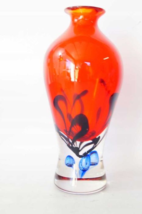 Szkło murano style glas piękny wazon