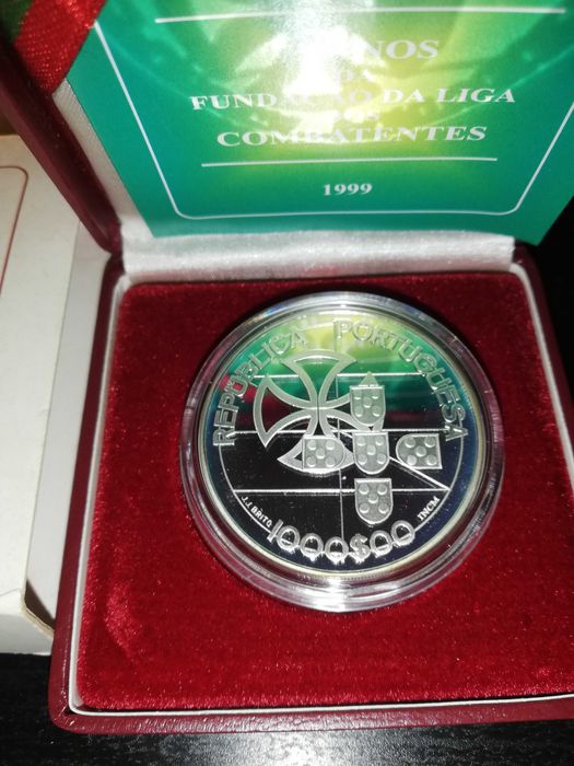 Moeda 75 Anos da Fundação da Liga dos Combatentes 1999