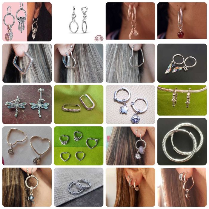 Brincos modelos Pandora NOVOS