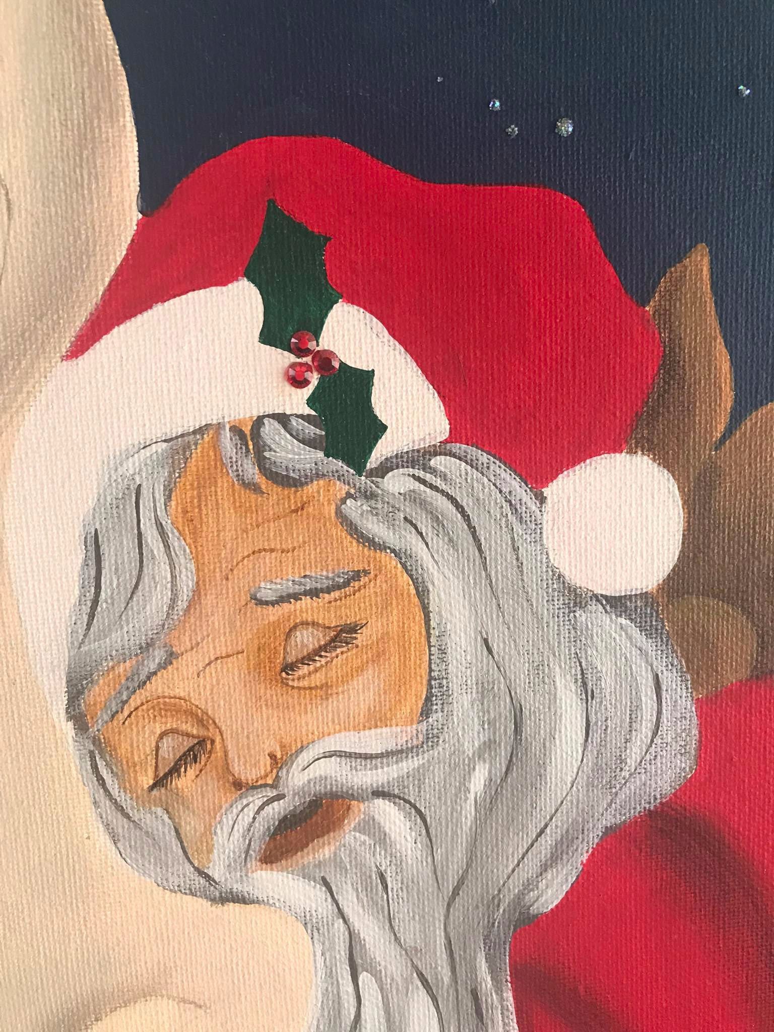 Quadro Pai Natal - Novo