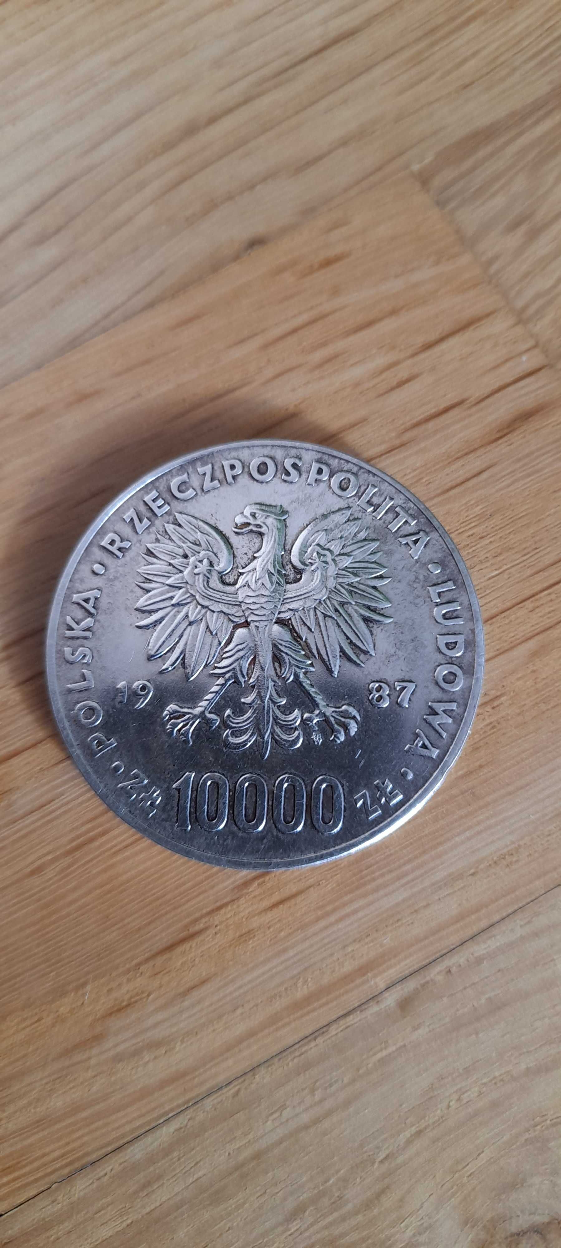 Moneta srebrna 10000 zł Jan Paweł II z 1987r