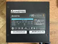 Zasilacz Chieftec A‑80 CTG‑650C 650 W – w pełni sprawny