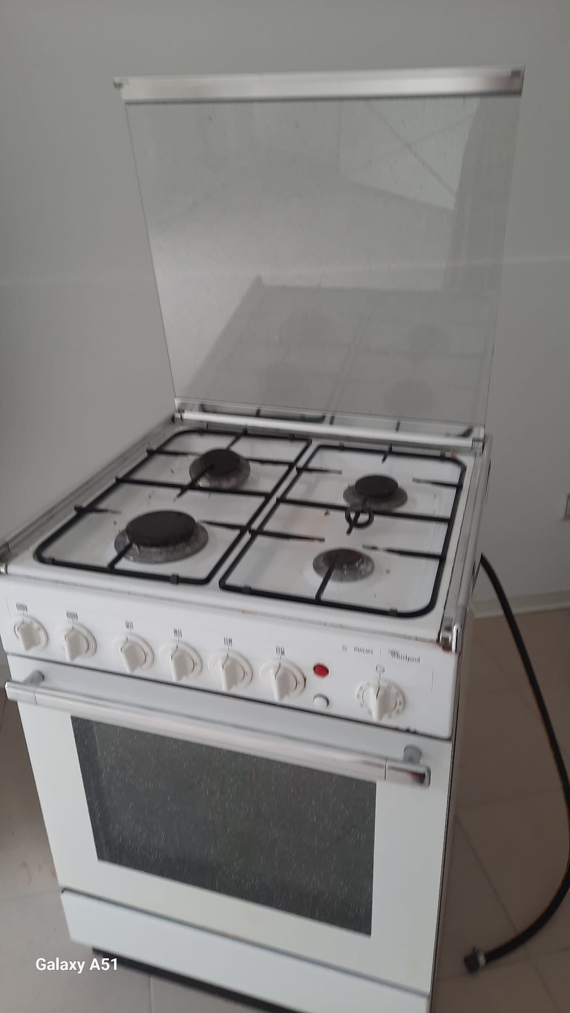 Fogão a Gás a funcionar