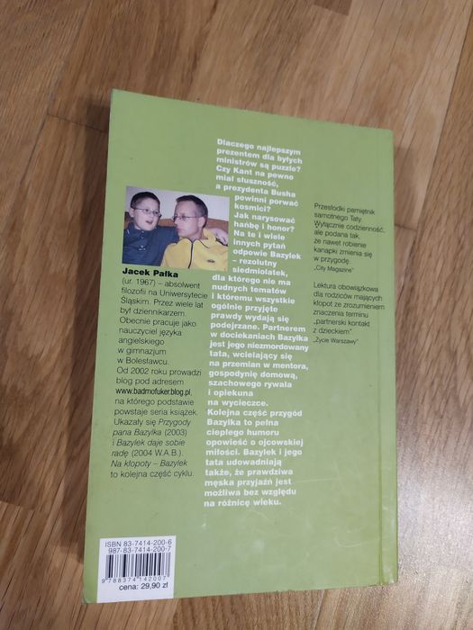 Książka Jacek Pałka "Na kłopoty Bazylek"
