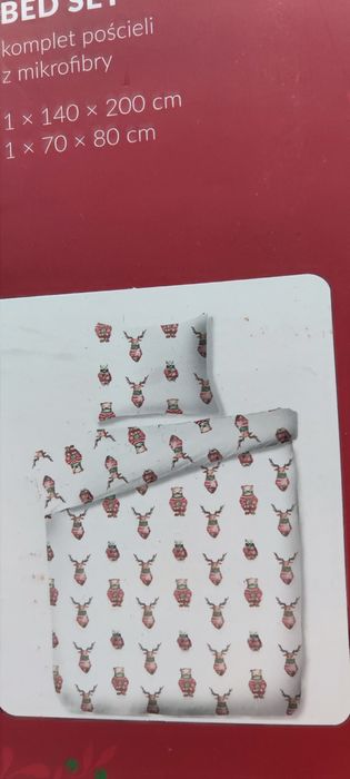 Pościel świąteczna homla 2 szt