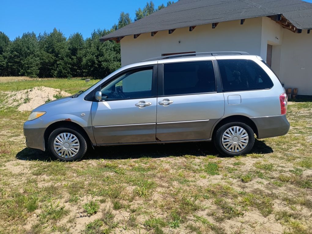 Mazda MPV 2.0 diesel 136km 2x przesuwne drzwi 7 osób Hak