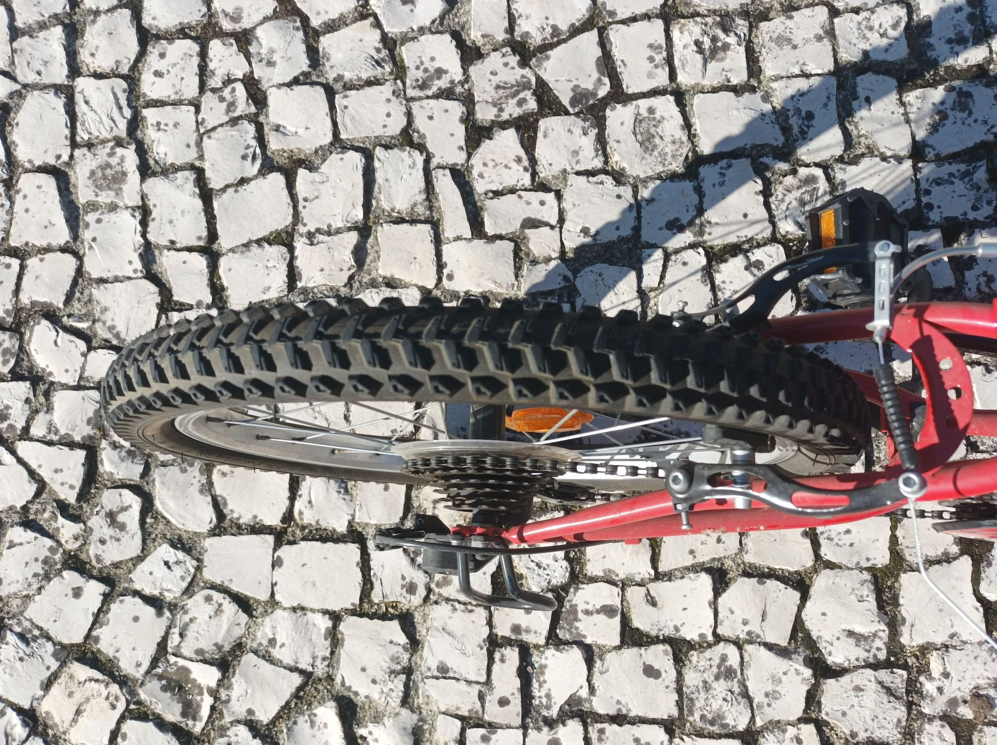 Bicicleta BTT criança 6-9 anos com descanso e protetores