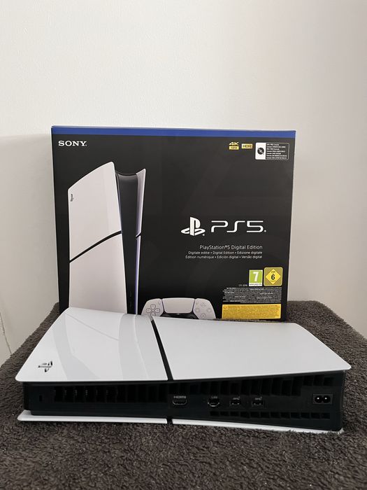 PS5 5 Slim Digital 1TB – COMO NOVA!!