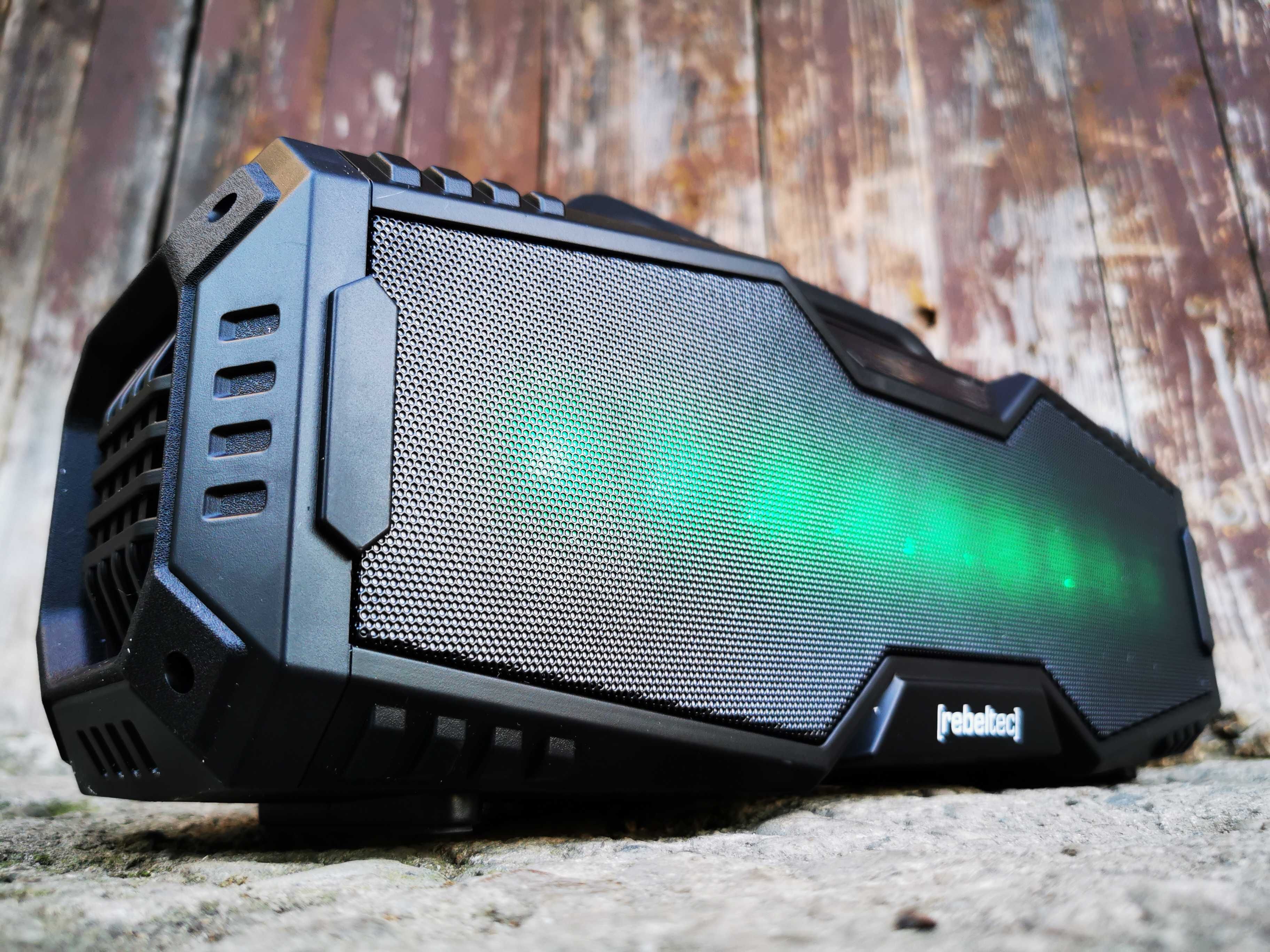 BOOMBOX Głośnik BLUETOOTH Subwoofer RADIO Odtwarzacz KOLUMNA Budowlane