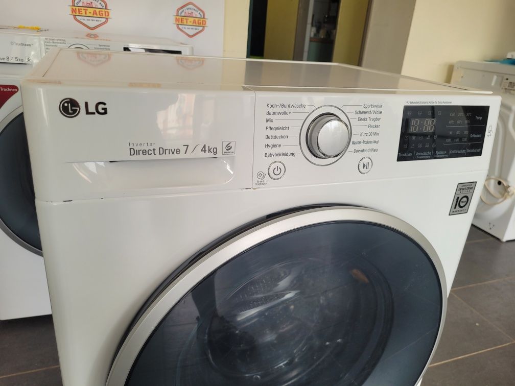 Zadbana Pralkosuszarka firmy LG 7 kg 1200 obr A+++ Classa