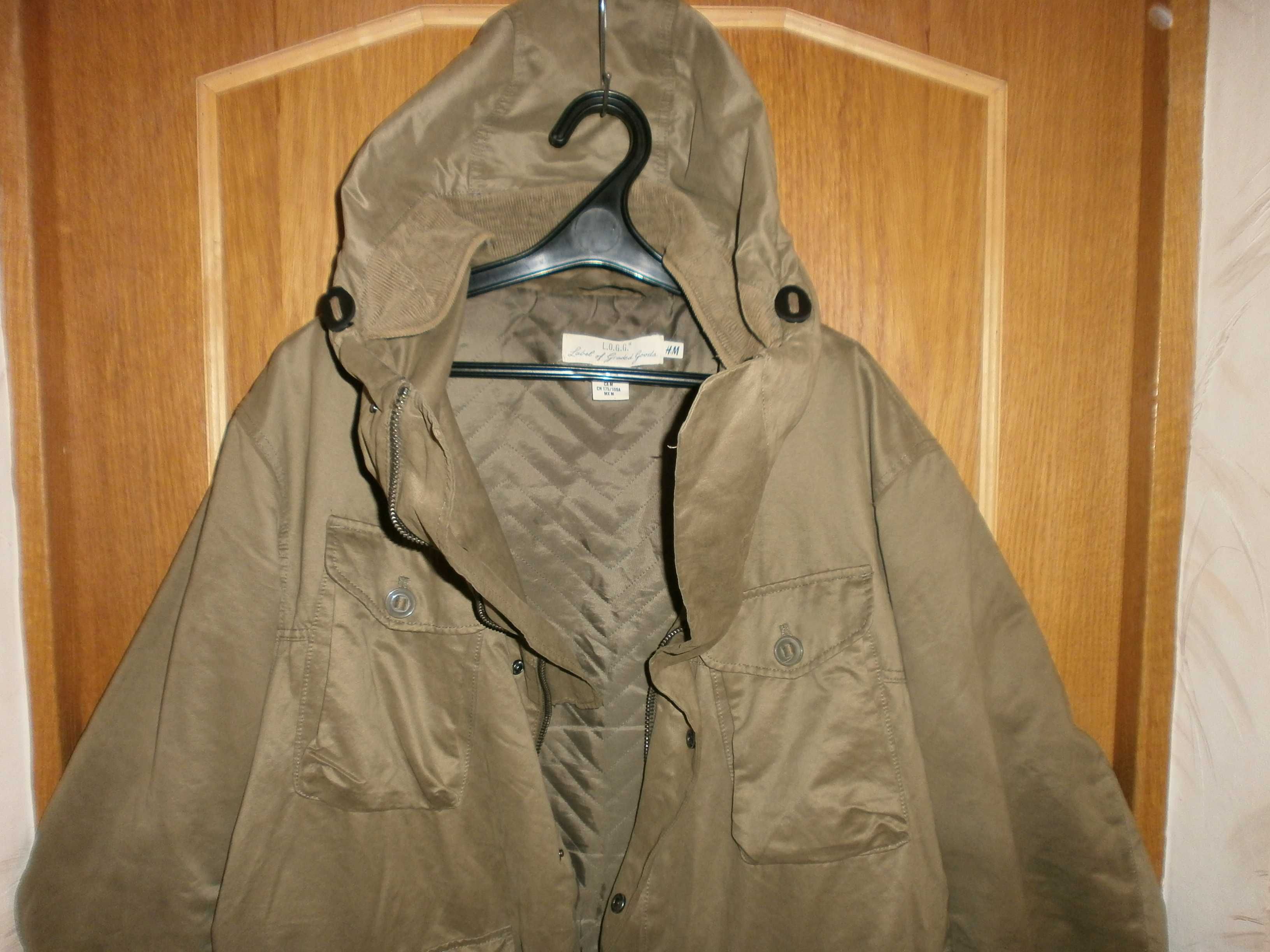 Куртка парка LOGG, олива, разм. M, наш 52.ПОГ-59 см. Демисезонная