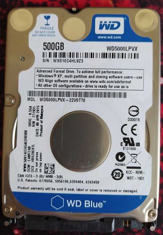 Жорсткий диск WD 500GB 2.5