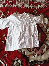 Biała koszulka 128