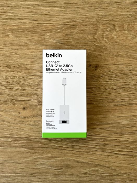 Мережевий адаптер Belkin USB-C to 2.5Gb Ethernet Adapter переходник