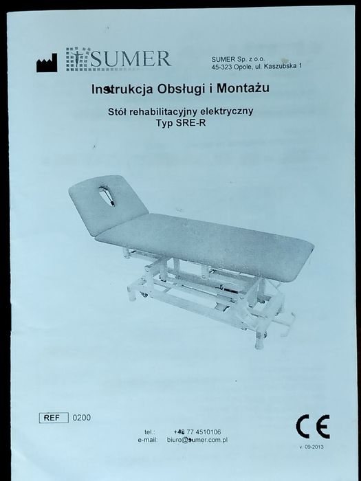 Stół do masażu,terapii manualnej
