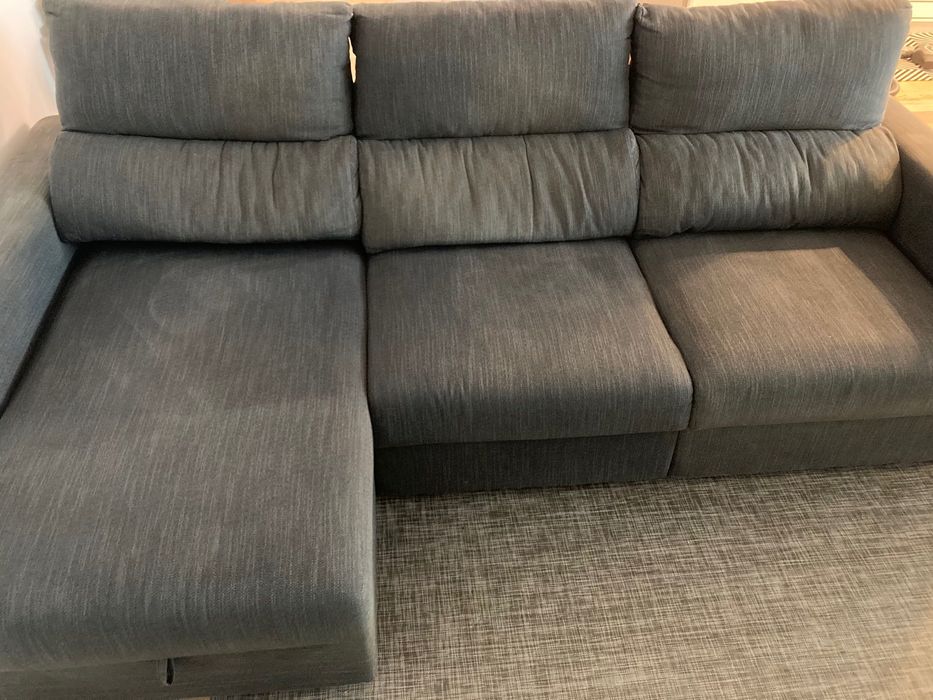 Sofá 3 lugares, chaise-long eskilstuna ikea