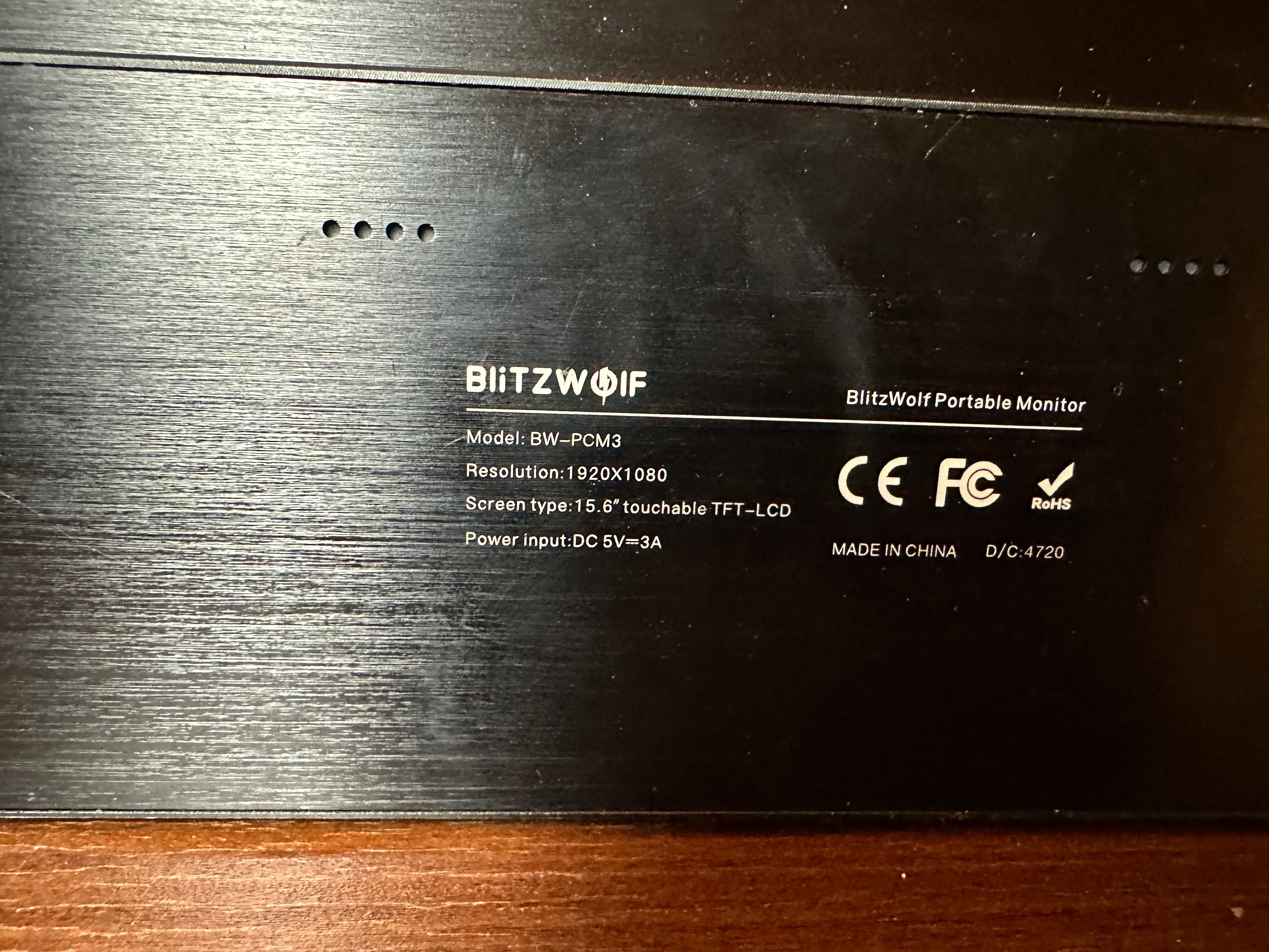 Przenośny monitor BlitzWolf BW-PCM3