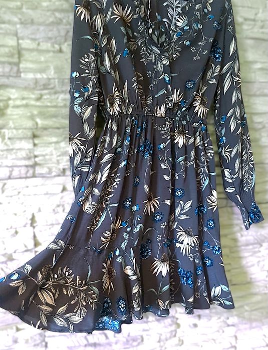 Nowa Elegancka sukienka w kwiaty Marks & Spencer