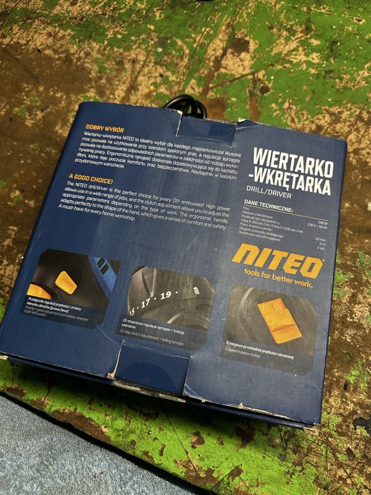 Wkrętarko-wiertarka NITED