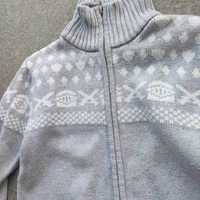 Sweter świąteczny szary Endo 122