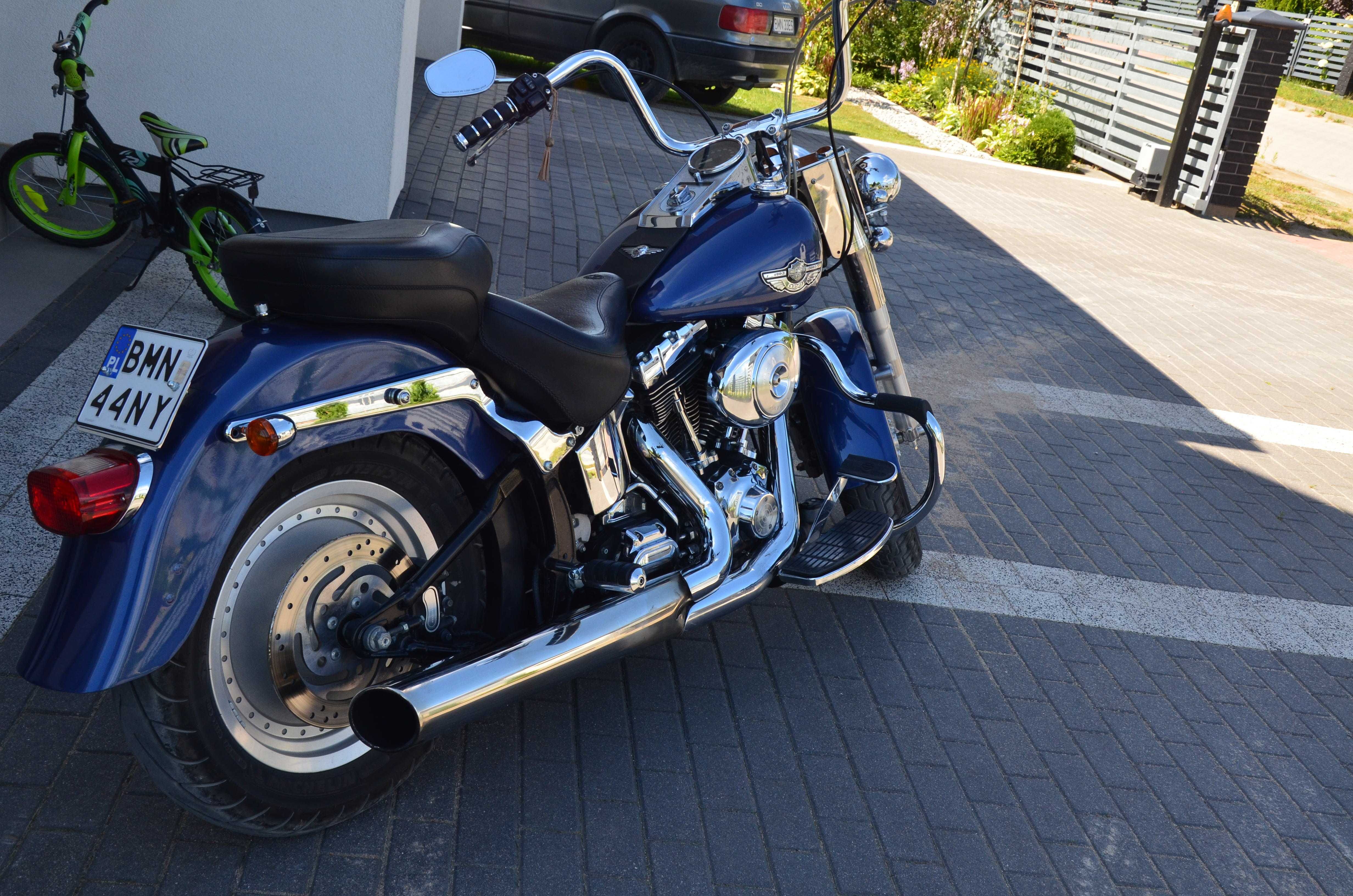Harley Davidson FLSTF Fat Boy 1450cm3, 2003 rok,68KM, gażnik