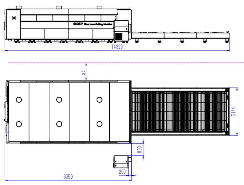NAJTANIEJ W POLSCE! Laser Fiber 20kW 2x6m / gwarancja PL 2 lata!