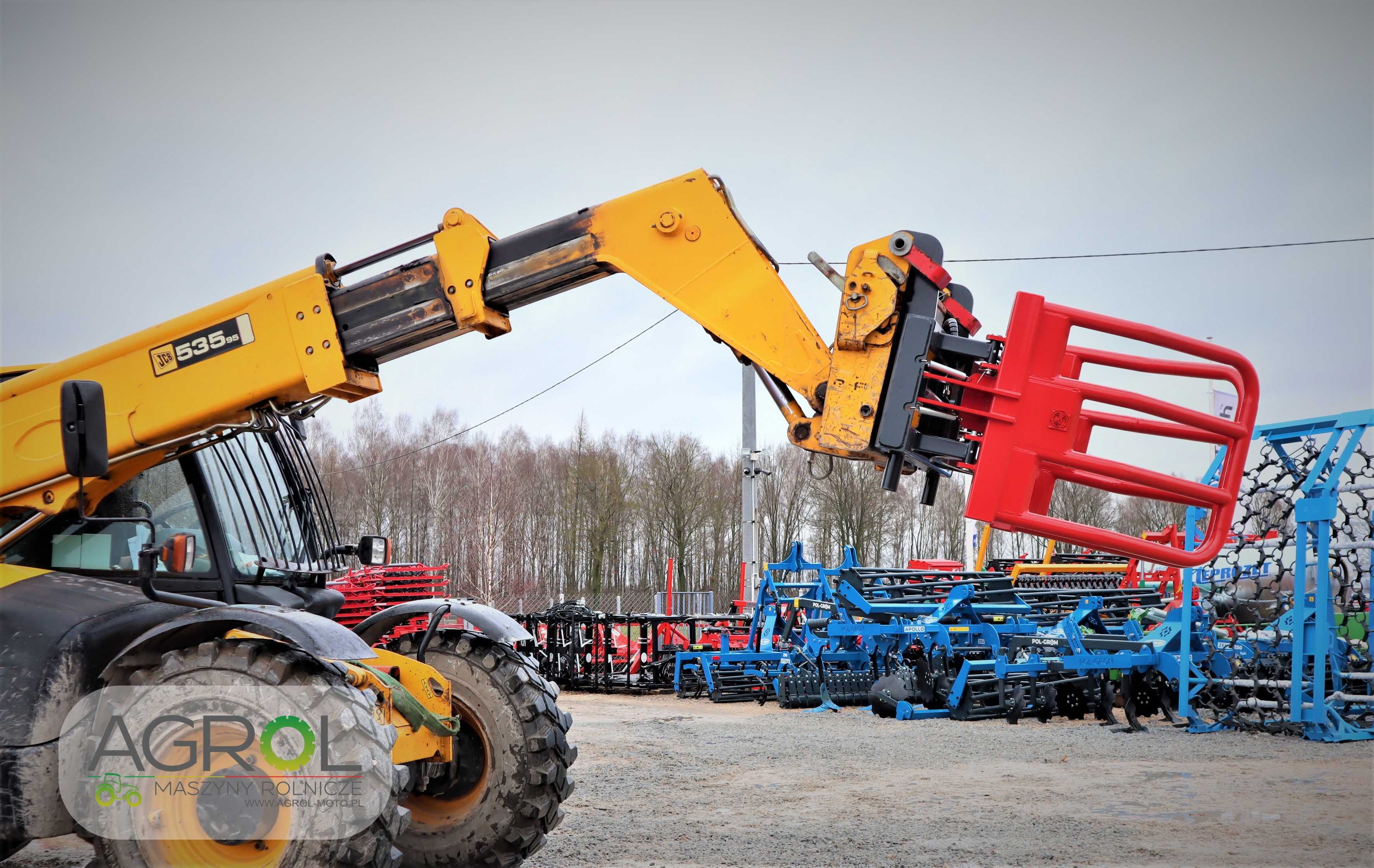 Chwytak do bel duży JCB Q-FIT ładowarka Inter-Tech 1 siłownik