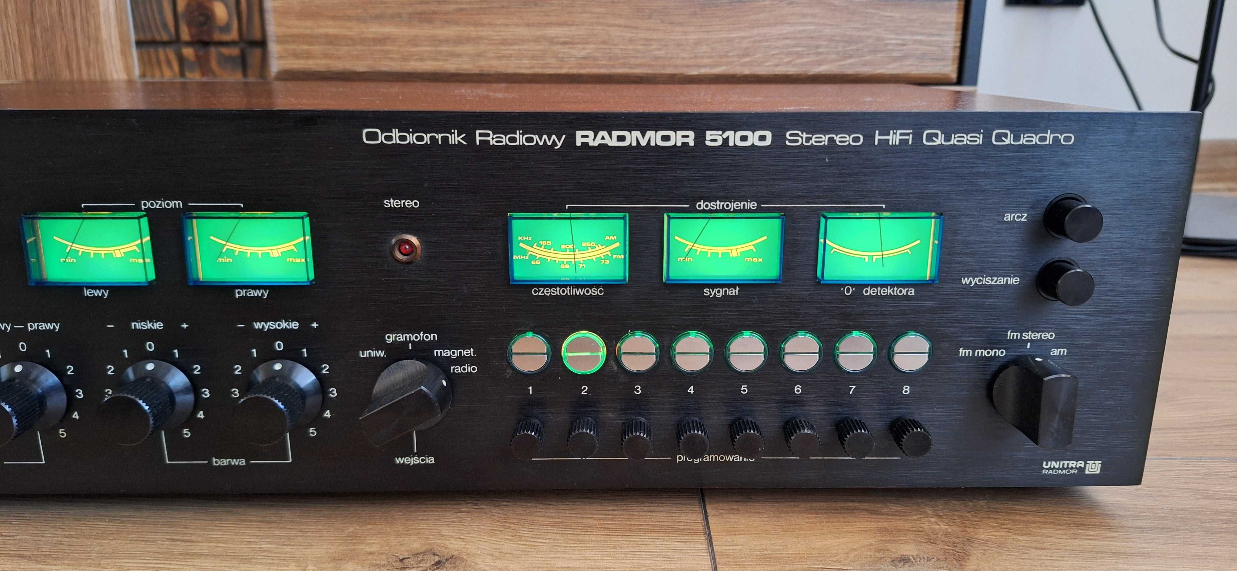 Amplituner Radmor 5100 Czarny ! IDEALNY STAN ! 1 Właściciel ! Okazja!
