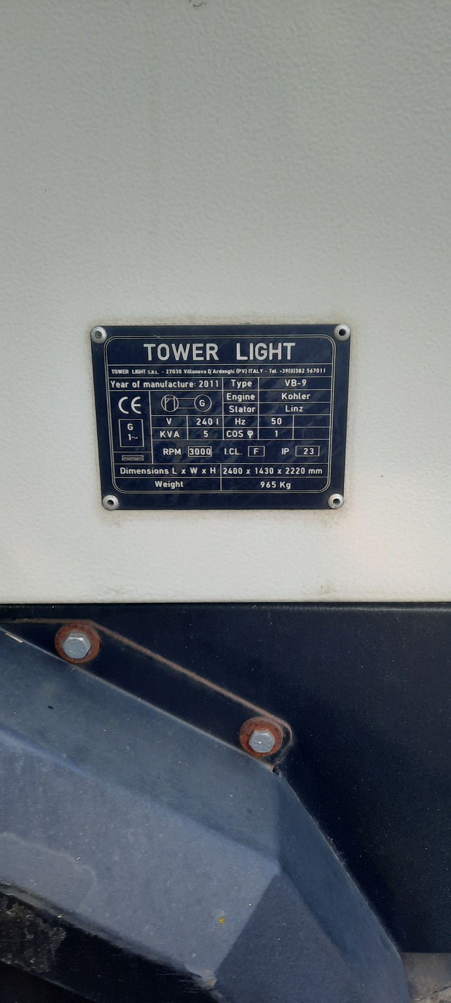 Maszt oswietleniowy Tower Light VB-9