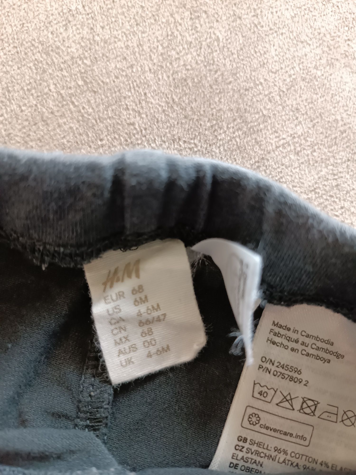 Komplet sukienka i leginsy 68 H&M