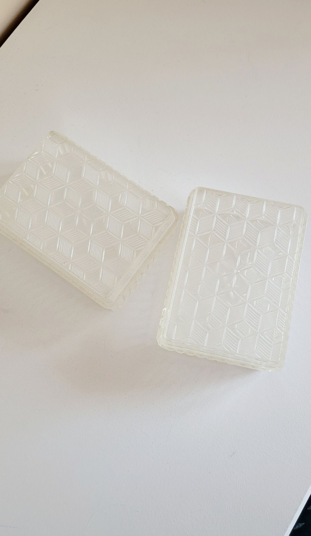 Pudełko plastikowe vintage prl retro pojemnik