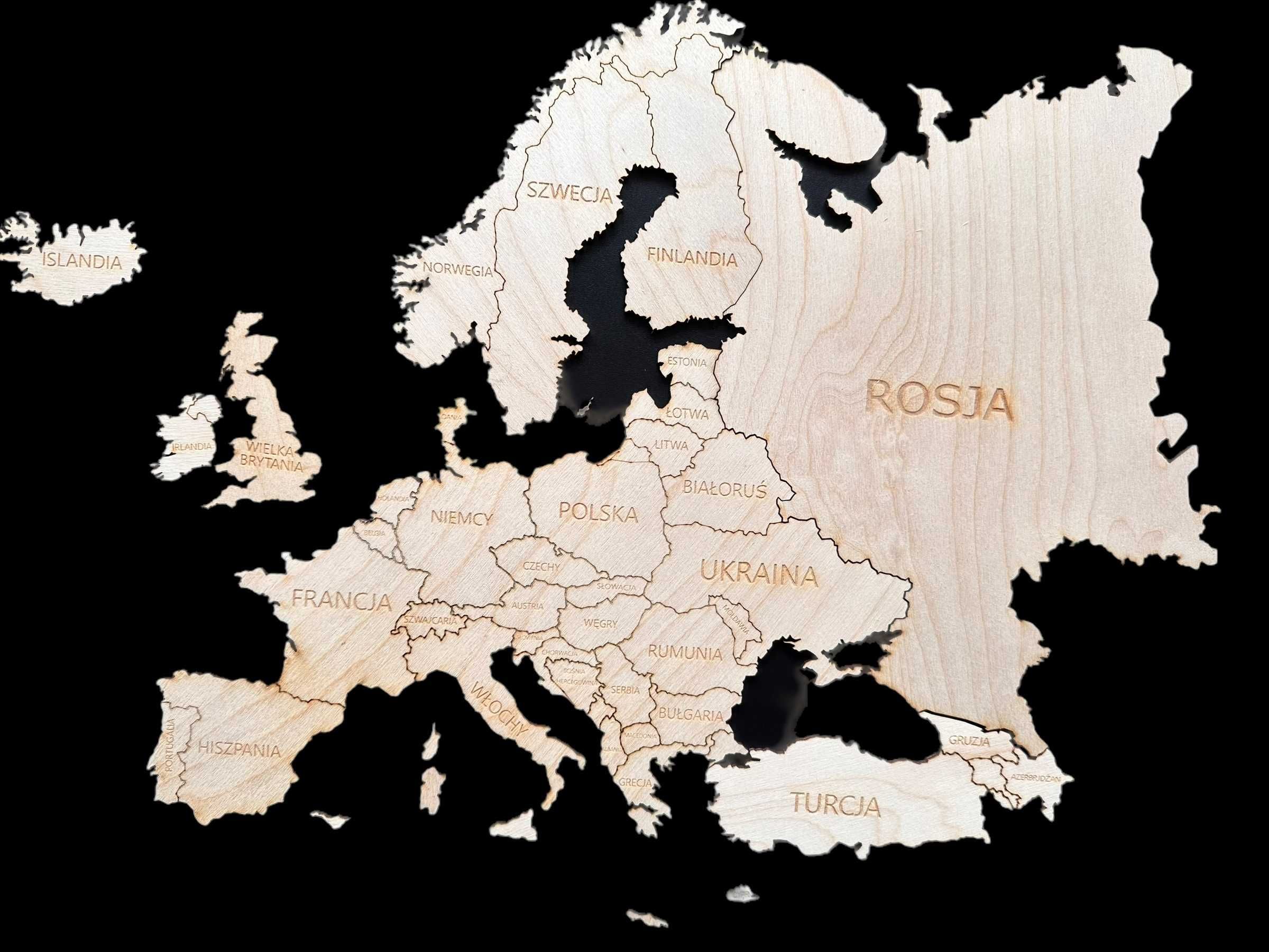Nowa mapa Europy 85 cm
