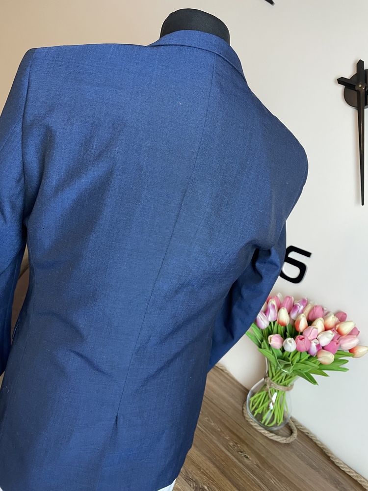 Męska marynarka granatowa Next Slim Fit rozmiar 50