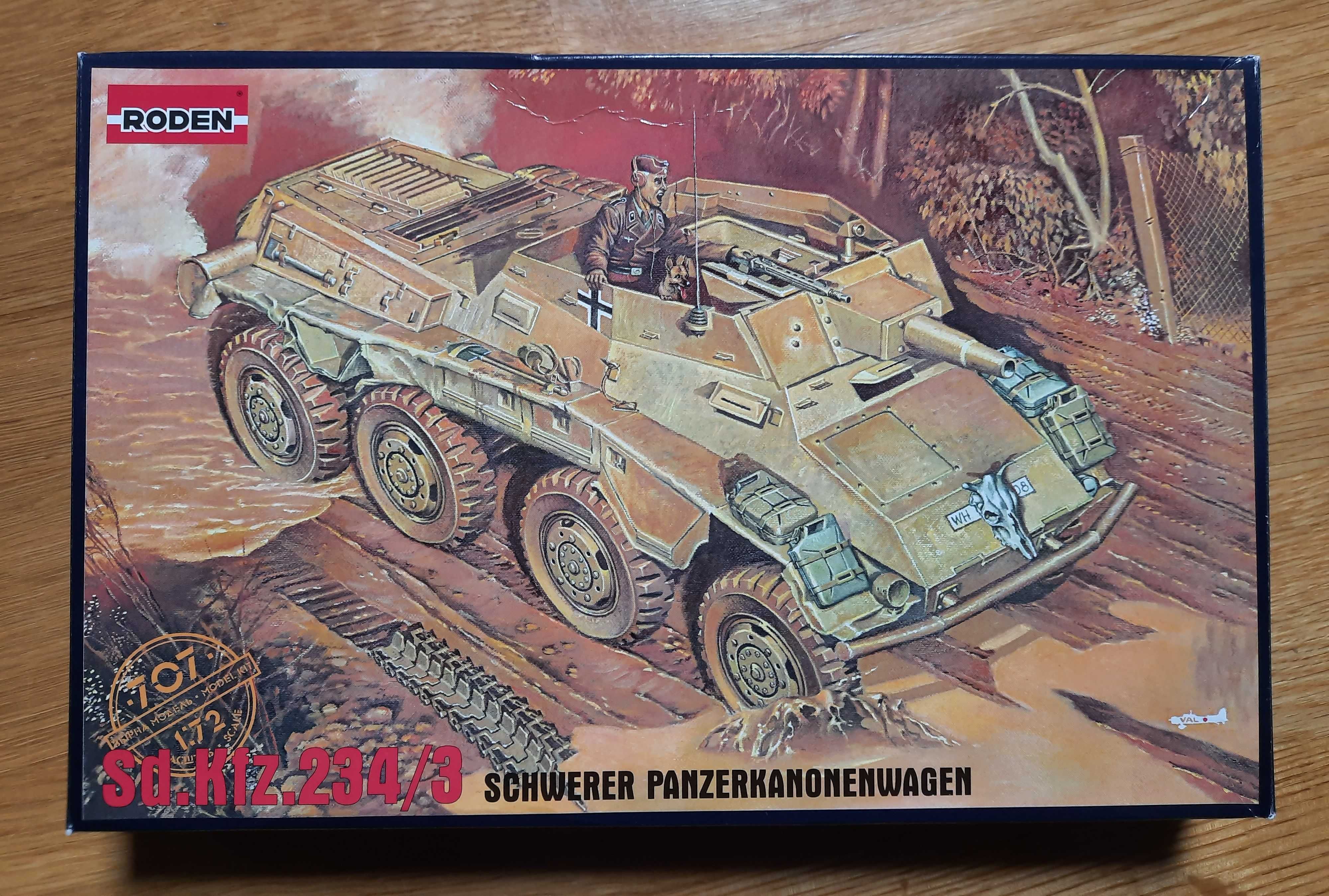 Model do sklejania Roden Sd.Kfz.234/3 skala 1/72