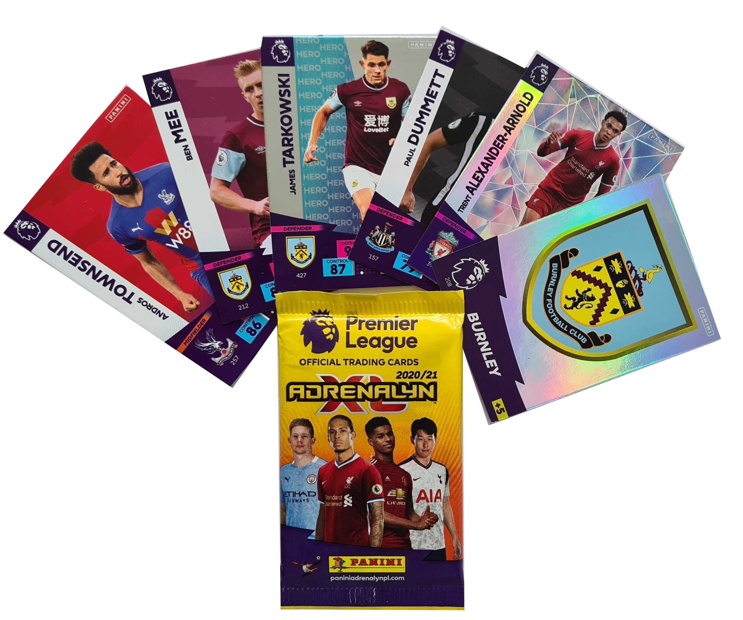 PANINI PREMIER LEAGUE 2020/21 karty 180 saszetki 30+ plakat+2 LlIMITKI