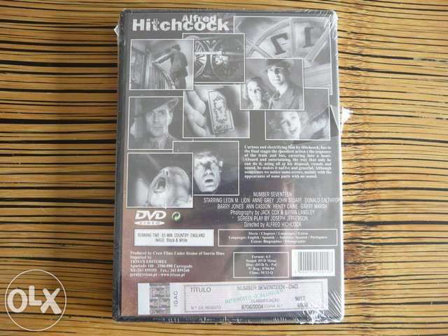 Dvd filme de alfred hitchcock novo