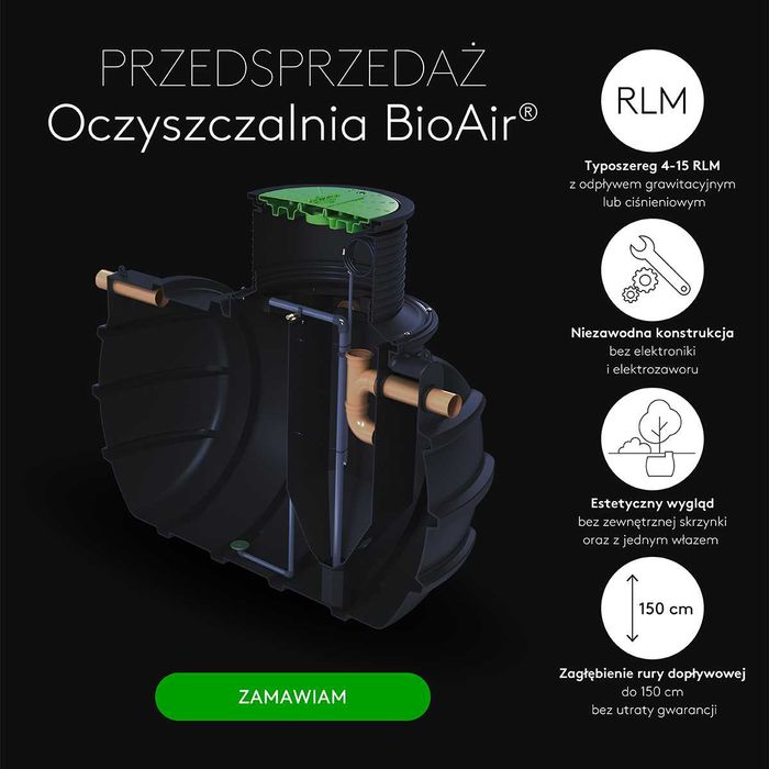 KINGSPAN BIOAIR 1 I 2 oczyszczalnia biologiczna KOMPLEKSOWO