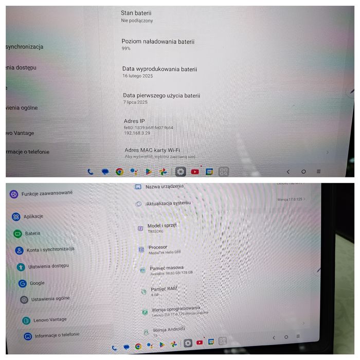 Tablet Lenovo TAB M11 tb330XU 8/128 GB, LTE!!