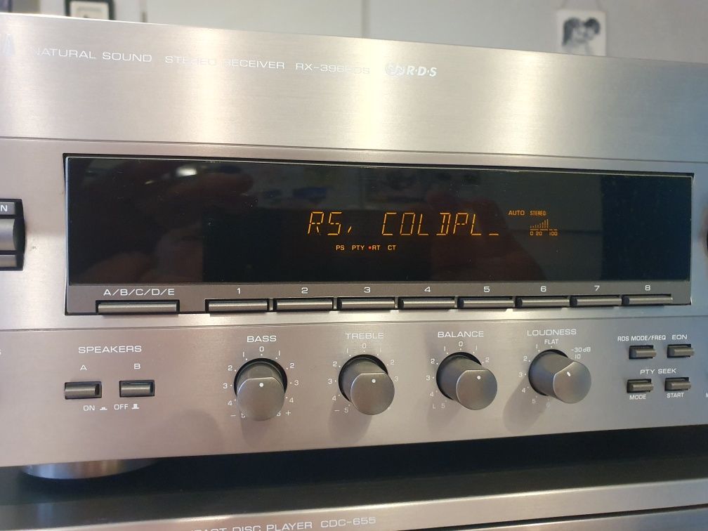 Solidny amplituner YAMAHA RX-396RDS 2.0 tytanowy