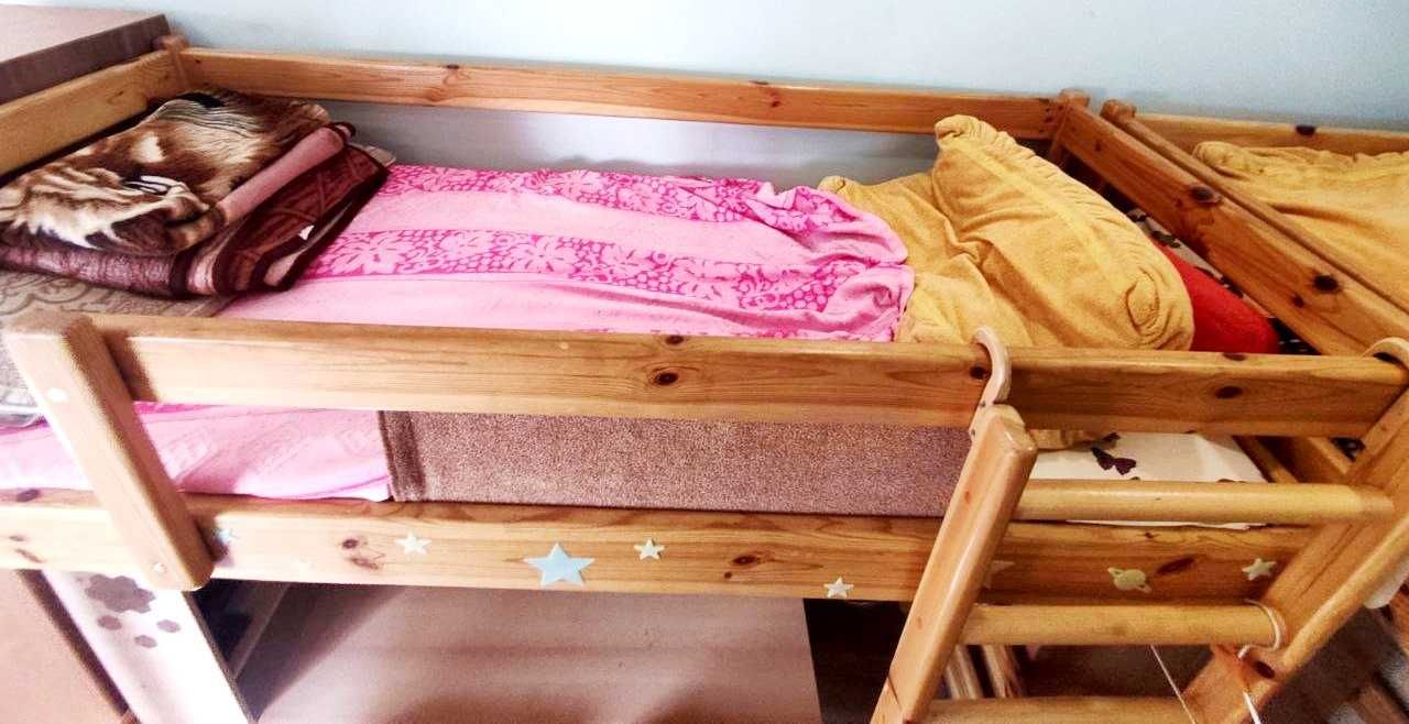 Ліжко дитяче з дерева . Кровать детская чердак