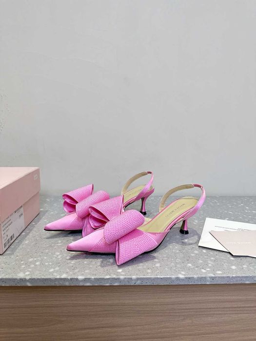 Mach 25ss Butterfly Knot Kot Obcasy Spicy Sandały, Kobiety Obcasy